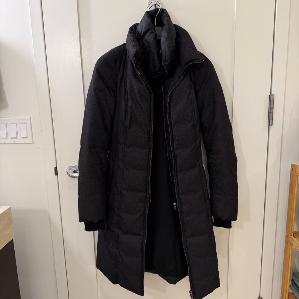 Soia & Kyo Dark Grey Down Parka